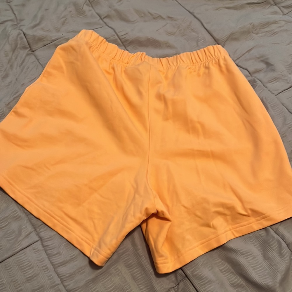 Orange adidas cloth shorts! Never worn! - Picture 4 of 4